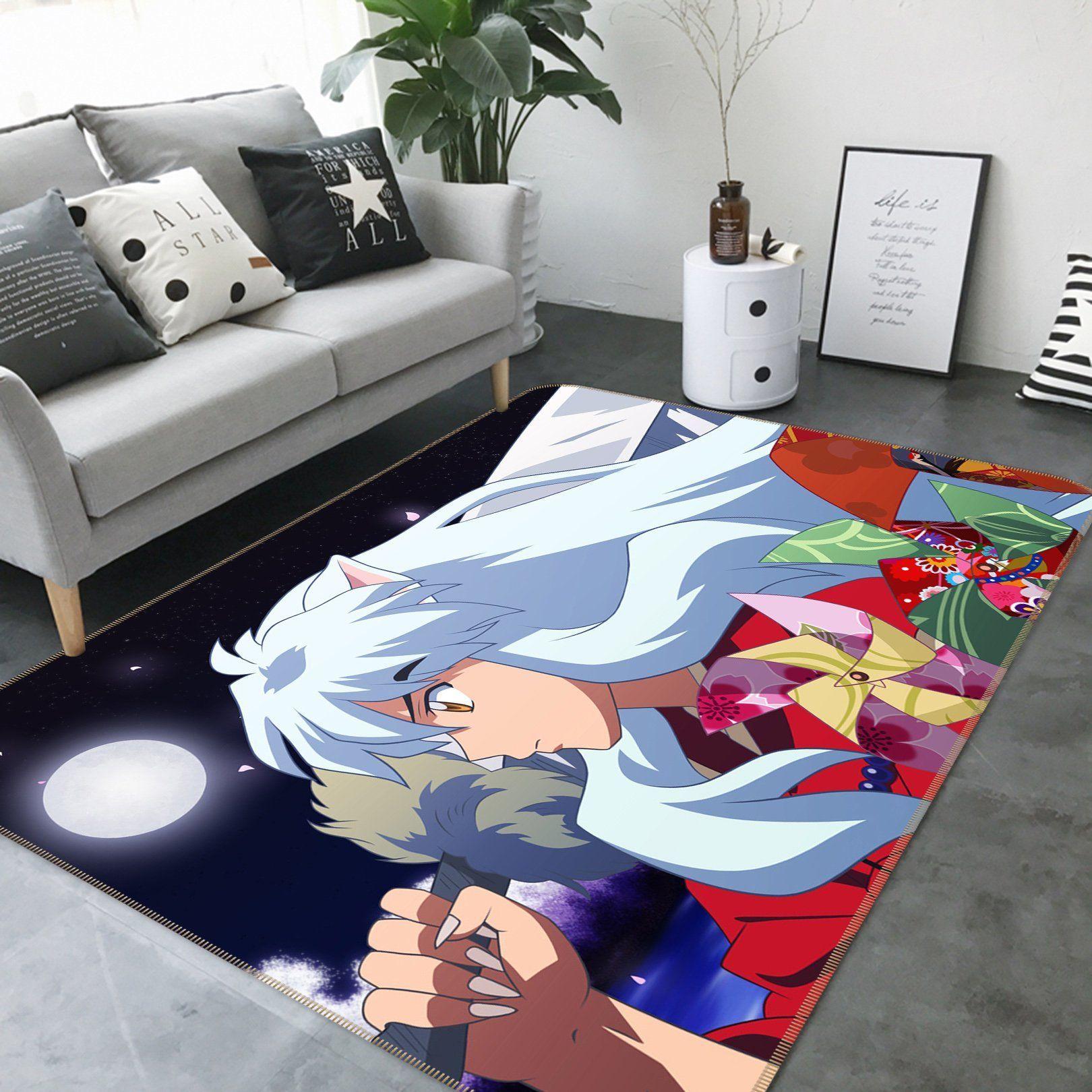 Inuyasha Anime 7 Area Rug Living Room And Bed Room Rug Rug Regtangle Carpet Floor Decor Home Decor