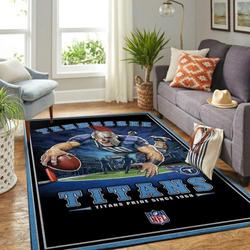 NFL Tennessee Titans Football Team Logo Carpet Rug Living Room 19120741