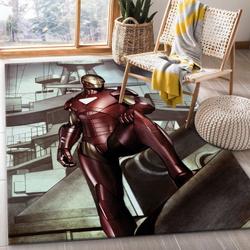Iron Man Marvel 5 Area Rug Living Room And Bed Room Rug Rug Regtangle