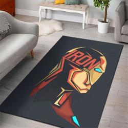Iron Man Marvel Superhero Movies Area Rugs Living Room Carpet Rug Regtangle