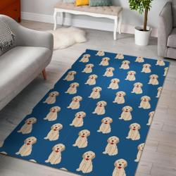 Jack Russell Dog Print Pattern Area Rug Living Room Rug Home Decor