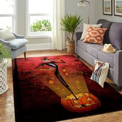 Jack Skellington In The Pumpkin 190909 Area Rug Rug Regtangle Carpet Floor Decor Home Decor