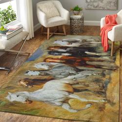 Jamaican Flag Pattern Print Area Rug Living Room Rug Home Decor