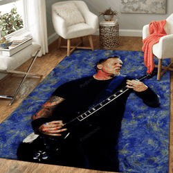 James Hetfield Music Paint Art For Fans Area Rug Living Room Carpet Rug Regtangle Carpet Floor Decor Home Decor