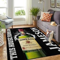Jameson Area Rug This House Runs On Ofd 2003091 Area Rug Living Room Carpet Rug Regtangle Carpet Floor Decor Home Decor