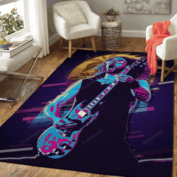 Jared Joseph Leto Artwork Music Synthwave 80S Art For Fans Area Rug Living Room Carpet Rug Regtangle Carpet Floor Decor Home Decor