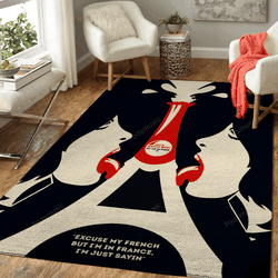 Jayz Kanye West In Paris Rap Artwork Art For Fans Area Rug Living Room Carpet Rug Regtangle Carpet Floor Decor Home Decor