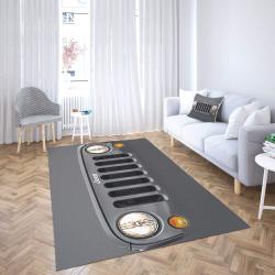 Jeep Area Rug Grey Living Room Carpet Rug Regtangle Carpet Floor Decor Home Decor