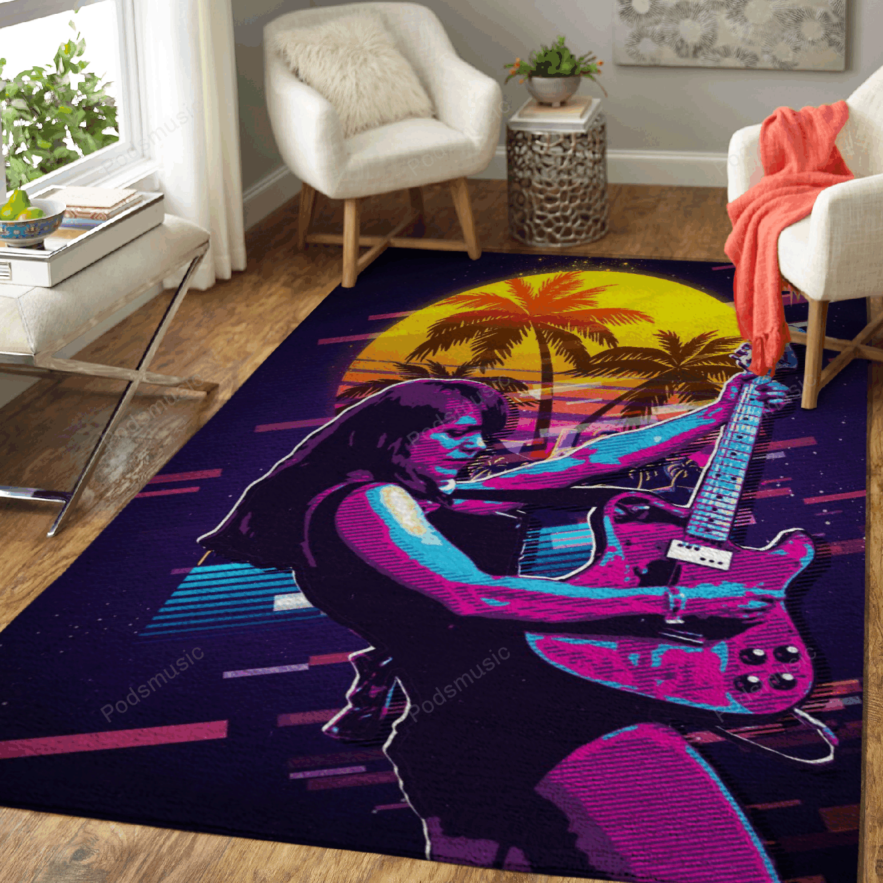 Jenny Lewis Artwork Music Synthwave 80S Art For Fans Area Rug Living Room Carpet Rug Regtangle Carpet Floor Decor Home Decor