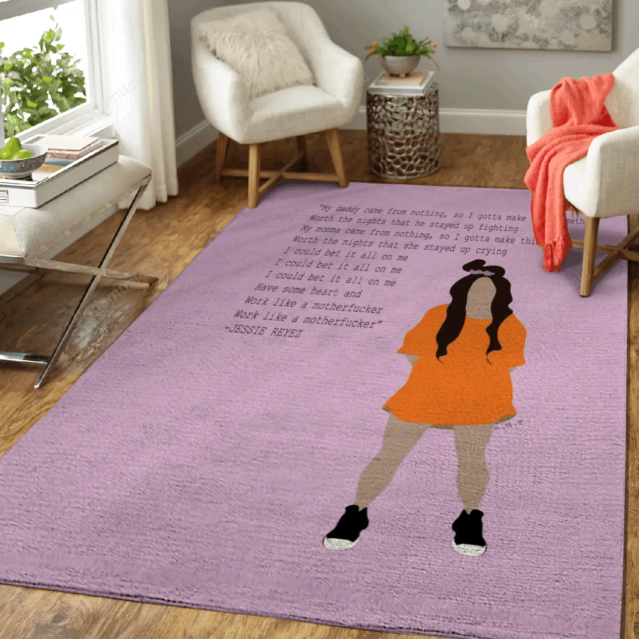 Jessie Reyez Saint Nobody Music Art For Fans Area Rug Living Room Carpet Rug Regtangle Carpet Floor Decor Home Decor