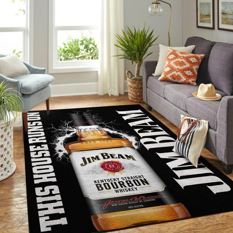 Jim Beam Area Rug This House Runs On Ofd 20030911 Area Rug Living Room Carpet Rug Regtangle Carpet Floor Decor Home Decor