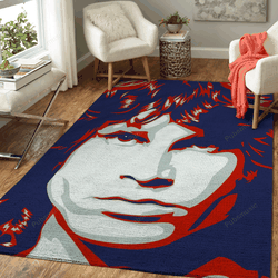 Jim Morisson Music Art For Fans Area Rug Living Room Carpet Rug Regtangle Carpet Floor Decor Home Decor