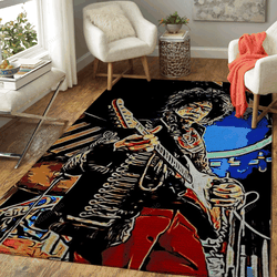 Jimi Hendrix 2 Music Painting Art For Fans Area Rug Living Room Carpet Rug Regtangle Carpet Floor Decor Home Decor