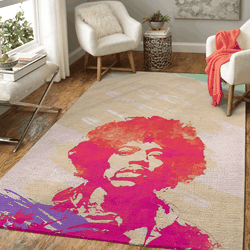 Jimi Hendrix Music Artists Art For Fans Area Rug Living Room Carpet Rug Regtangle Carpet Floor Decor Home Decor
