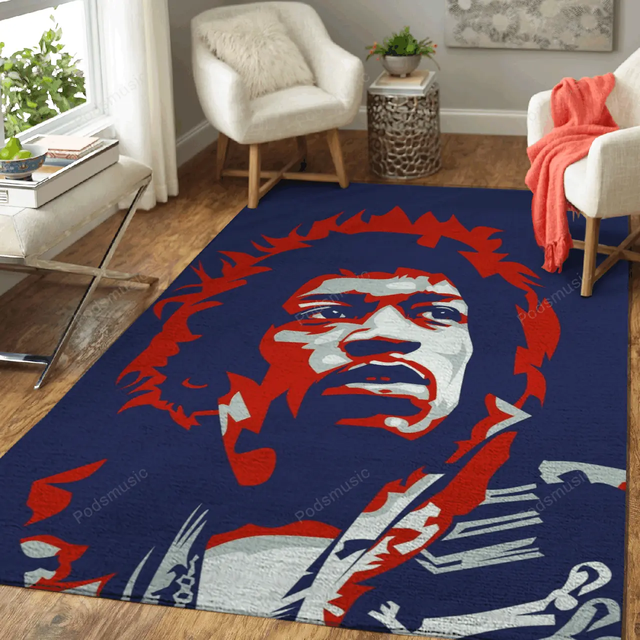 Jimi Hendrix Popart Music Art For Fans Area Rug Living Room Carpet Rug Regtangle Carpet Floor Decor Home Decor