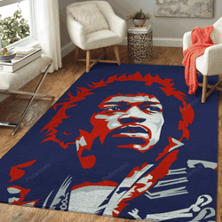 Jimi Hendrix Popart Music Art For Fans Area Rug Living Room Carpet Rug Regtangle Carpet Floor Decor Home Decor