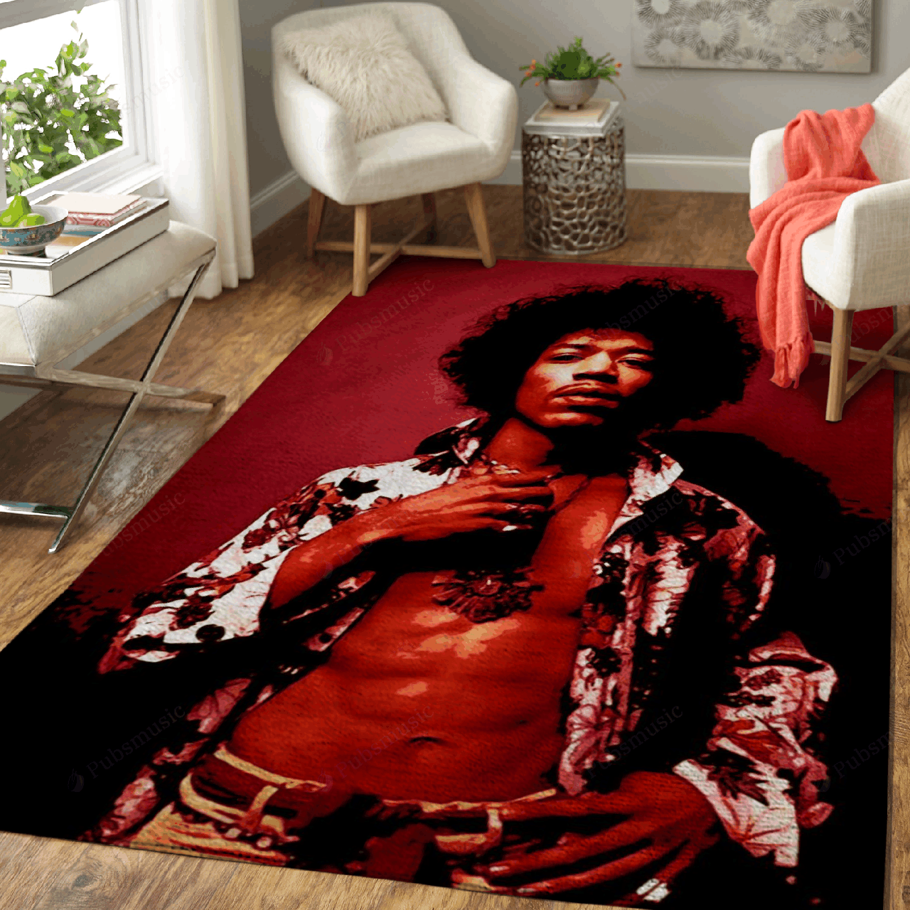 Jimi Hendrix Style Music Legend Art For Fans Area Rug Living Room Carpet Rug Regtangle Carpet Floor Decor Home Decor