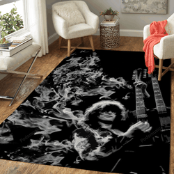 Jimmy Page Art 4 Music Artwork Art For Fans Area Rug Living Room Carpet Rug Regtangle Carpet Floor Decor Home Decor