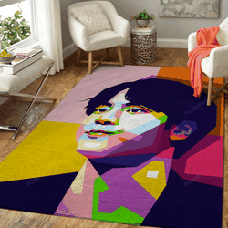 Jin Music Art For Fans Area Rug Living Room Carpet Rug Regtangle Carpet Floor Decor Home Decor