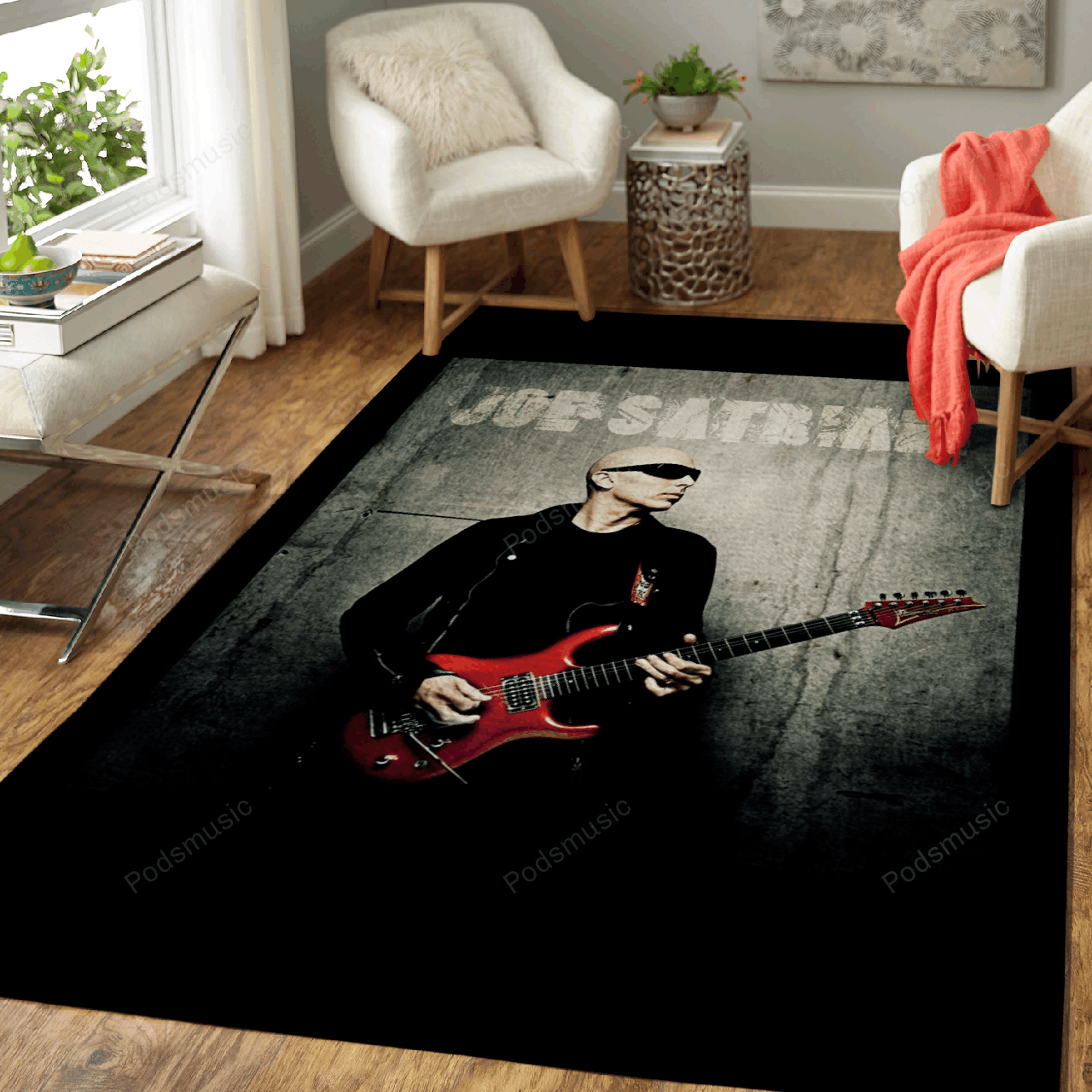 Joe Satriani Artwork Music Art For Fans Area Rug Living Room Carpet Rug Regtangle Carpet Floor Decor Home Decor