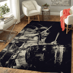 John Bonham Memory Music Artist Art For Fans Area Rug Living Room Carpet Rug Regtangle Carpet Floor Decor Home Decor