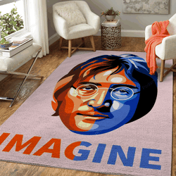 John Lennon Abstract Music Art For Fans Area Rug Living Room Carpet Rug Regtangle Carpet Floor Decor Home Decor