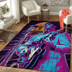 John Lennon Artwork Music Synthwave 80S Art For Fans Area Rug Living Room Carpet Rug Regtangle Carpet Floor Decor Home Decor
