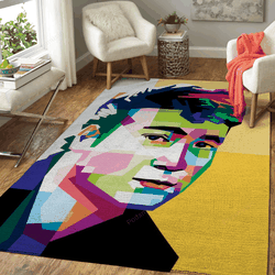 John Lennon In Wpap Music Art For Fans Area Rug Living Room Carpet Rug Regtangle Carpet Floor Decor Home Decor