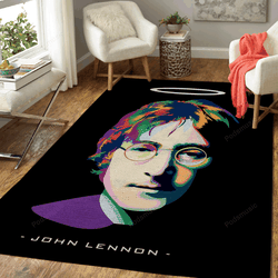 John Lennon Music Art For Fans Area Rug Living Room Carpet Rug Regtangle Carpet Floor Decor Home Decor