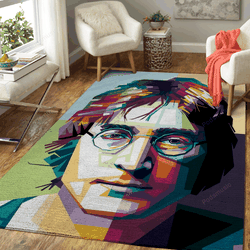John Lenon 2 Music Art For Fans Area Rug Living Room Carpet Rug Regtangle Carpet Floor Decor Home Decor