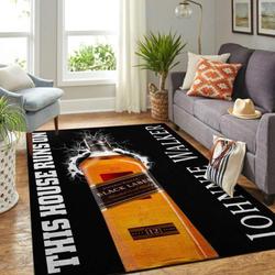 Johnie Walker Area Rug Living Room Rug Home Decor This House Runs On Ofd 20030912