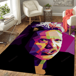 Johnny Rotten In Popart Music Art For Fans Area Rug Living Room Carpet Rug Regtangle Carpet Floor Decor Home Decor