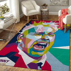 Johnny Rotten Music Art For Fans Area Rug Living Room Carpet Rug Regtangle Carpet Floor Decor Home Decor