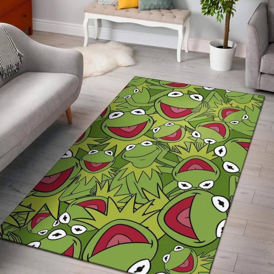 Green Frogs Area Rug Living Room Rug Home Decor Ofd 07111