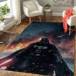 Darth Vader Area Rug Living Room Rug Home Decor Movie Ofd 071110