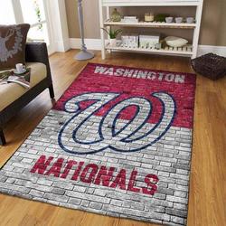 Washington Nationals Area Rug Living Room Rug Home Decor Home Decor Bedroom Living Room