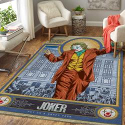 Joker Joaquin Phoenix Area Rug Living Room Rug Home Decor Floor Decor