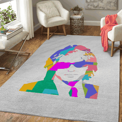 Jon Bon Jovi American Rock Band Pop Art For Bon Jovi Fans Area Rug Rug Regtangle Carpet Floor Decor Home Decor