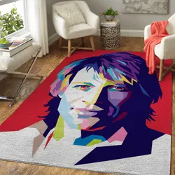 Jon Bon Jovi Pop Art For Fans Area Rug Area Rug Living Room Carpet Rug Regtangle Carpet Floor Decor Home Decor