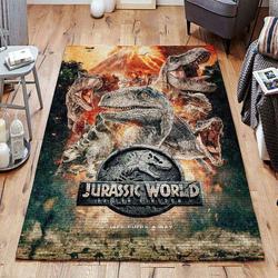 Jurassic World Movies Area Rugs Living Room Carpet Fn051241 Rug Regtangle Carpet Floor Decor Home Decor