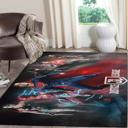 Justice League Superheros Movies Area Rugs Living Room Carpet