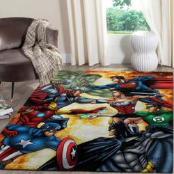 Justice League Vs Avenger Superheros Movies Area Rugs Living Room Carpet