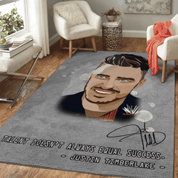 Justin Timberlake Pop Music Collection Art For Fans Area Rug Living Room Carpet Rug Regtangle Carpet Floor Decor Home Decor