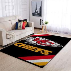 Kansas City Chiefs Area Rug Living Room Rug Home Decor Nfl Football 1910073