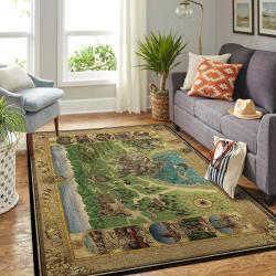 Living Room Rug Home Decor Football Team Logo Carpet Rug Living Room 1910072