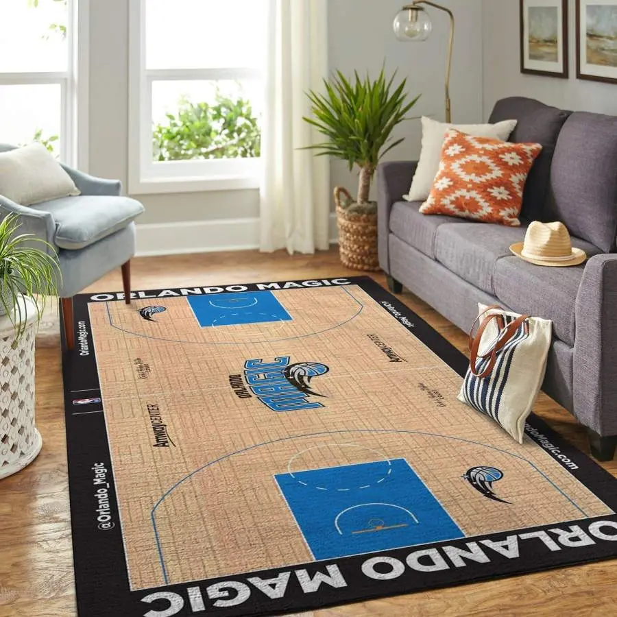 NBA Orlando Magic Rug Home Decor Team Logo Carpet Rug Living Room 1910075