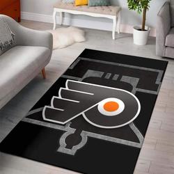 NHL Philadelphia Flyers Football Team Logo Carpet Rug Living Room 1910076