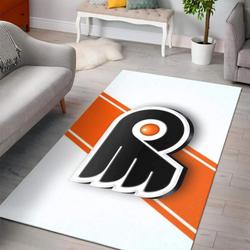 NHL Philadelphia Flyers Football Team Logo Carpet Rug Living Room 1910077