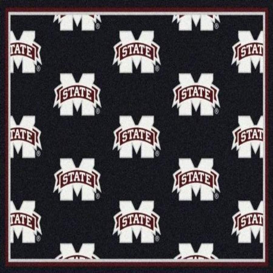 NCAA Mississippi State Bulldogs Team Logo Carpet Rug Living Room 1912244 2