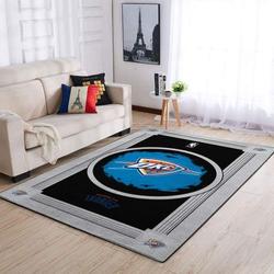 Oklahoma City Thunder Football Team Logo Carpet Rug Living Room 20030555